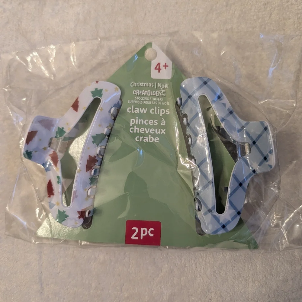 Creatology 2 Piece Claw Clips New